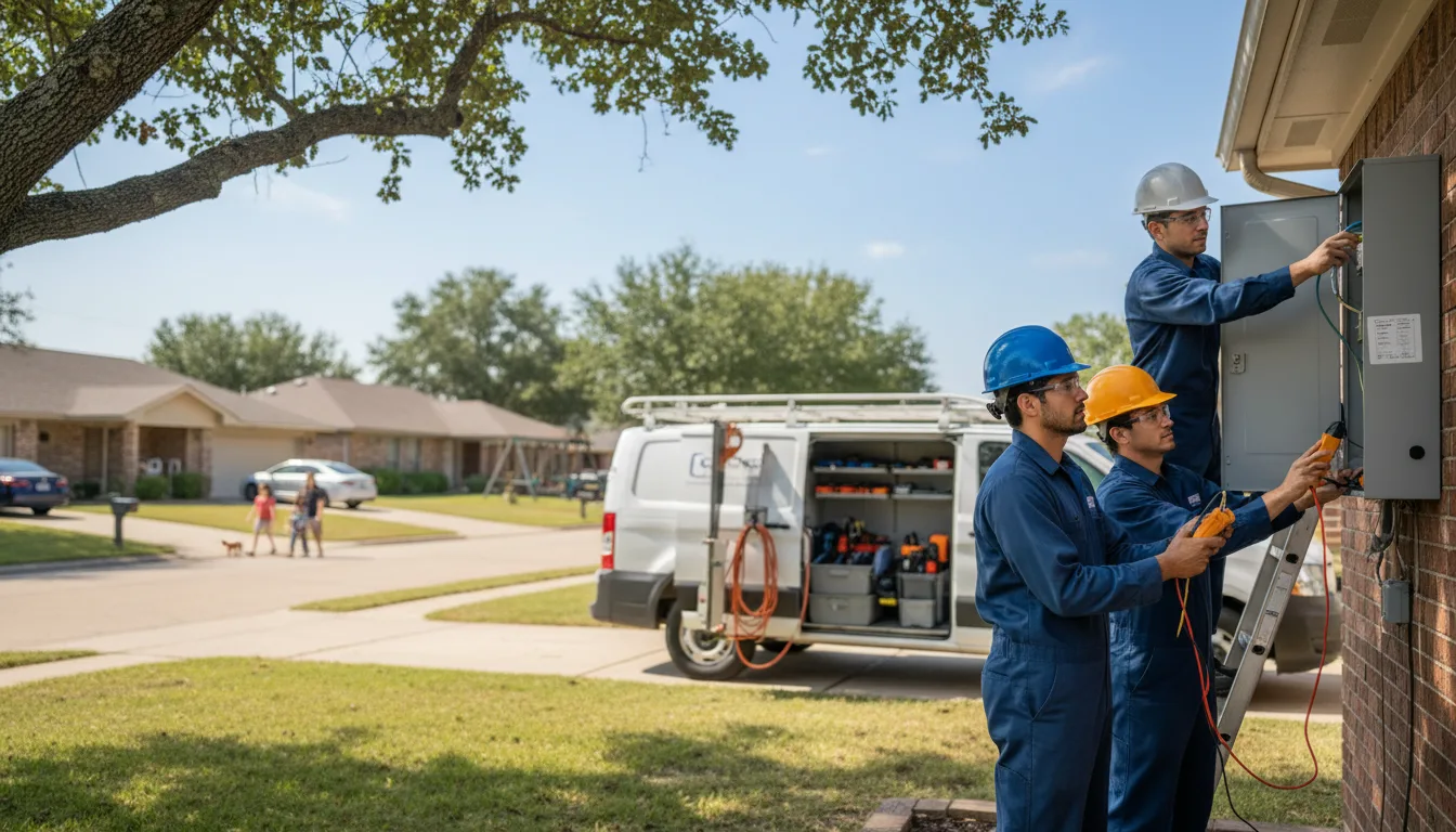 Certified electrician providing emergency electrical services in Hueytown, AL